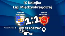Korona Stróżewo 1:1 Pogoń Łobżenica