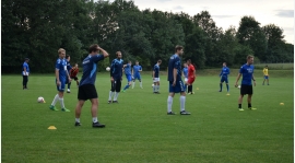 Pierwszy trening seniorów.