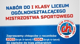 Nabór do klas pierwszych w XI LO Mistrzostwa Sportowego