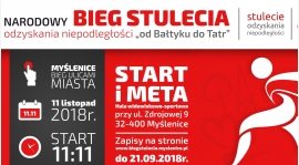 Narodowy Bieg Stulecia w Myślenicach – przedłużamy zapisy do 21 września!