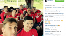 Reprezentacja w dobrych nastrojach przed meczem z Gruzją!