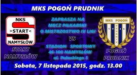Zapowiedz: Start Namysłów - Pogoń
