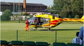 Tragedia przed meczem w Niemodlinie, zmarł Andrzej Jędrzejczyk wiceprezes klubu....