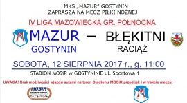 Mazur wraca do IV Ligi. Zaproszenie