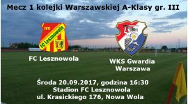 Zaległy mecz 1 kolejki