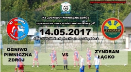 Ogniwo Piwniczna - Zyndram Łącko niedziela 17:30