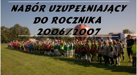 Nabór do drużyn młodzieżowych
