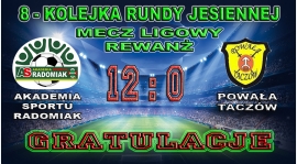 Zdecydowane zwycięstwo AS Radomiaka 2007 w rundzie rewanżowej