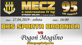 24. kolejka: Sparta vs. Pogoń Mogilno