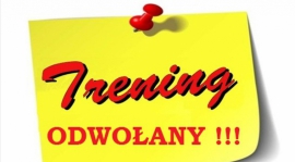 Trening Młodziczek w środę odwołany