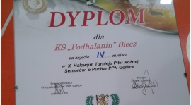 Czwarte miejsce seniorów w X Turnieju Halowym PPN Gorlice