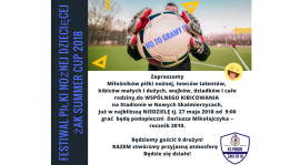 Turniej rocznika 2010 - Niedziela 27 maja 2018 godz.9.00- zapraszamy!