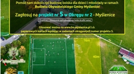 Zagłosuj na dokończenie ogólnodostępnego boiska do piłki nożnej w Budżecie Obywatelskim!