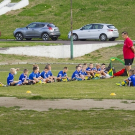 Pierwszy trening powakacyjny najmłodszych grup.