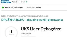 Głosujemy na UKS Lider Dębogórze