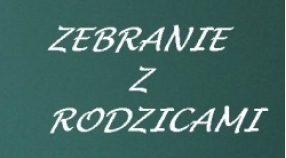 Zebranie z rodzicami - 24.09 - poniedziałek
