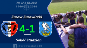 Wysoka wygrana z Sokołem Studzian