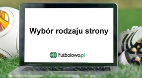 Część 2: Wybór rodzaju strony
