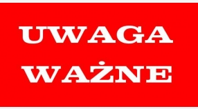 ZMIANA TERMINU TRENINGU DLA GRUP: ZAKI F2 I SKRZATY G2.