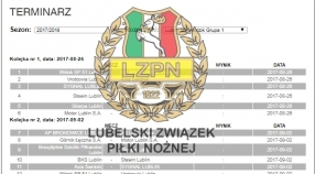 Terminarze Ligi Młodzików