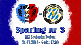 Sparing nr 3 - RKS Błyskawica Rozbórz !