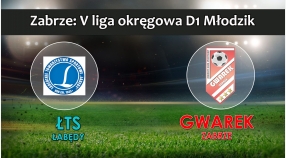V LM D1 I ŁTS Łabędy - SKS GWAREK ZABRZE 5:4 (4:1)