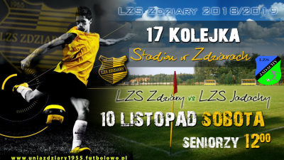 Zapowiedź 17 Kolejki: LZS Zdziary - LZS Jadachy.