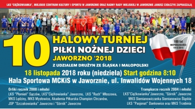 Halowy turniej " Jaworzno 2018"