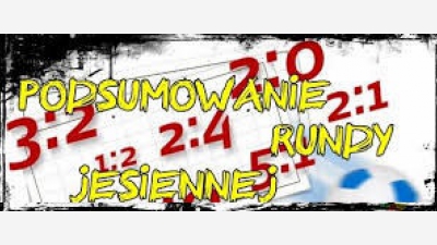 Podsumowanie rundy jesiennej!