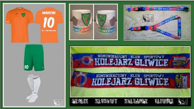 Akcesoria KKS Kolejarz. SUPER OFERTA !!!