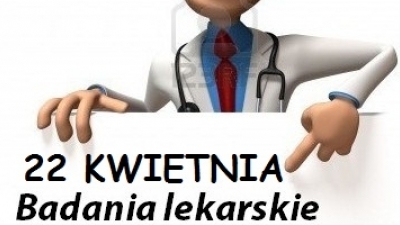 Badania lekarskie w sobotę!!!
