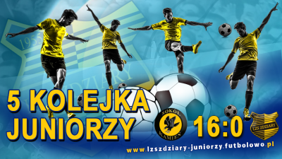 5 Kolejka: Sokół Kamień - LZS Zdziary 16:0.