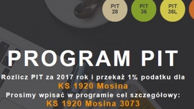 Przekaż 1% podatku dla KS 1920