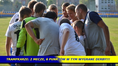 TRAMPKARZE: 2 mecze, 6 punktów w tym wygrane derby !!!
