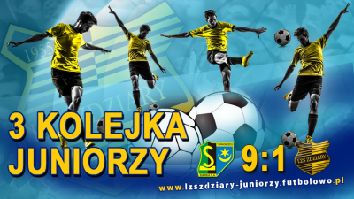 3 Kolejka: Siarka Tarnobrzeg - LZS Zdziary 9:1.