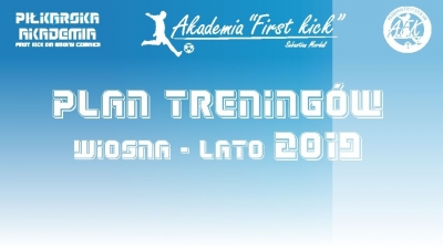 Plan treningów - wiosna - lato 2019