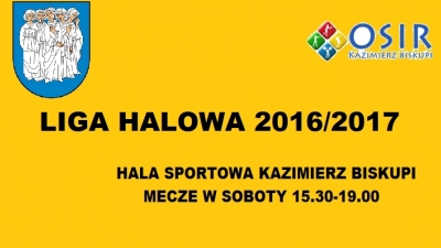 Witamy na stronie Ligi Halowej Kazimierz Biskupi!