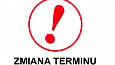 Zmiana terminu dwóch treningów