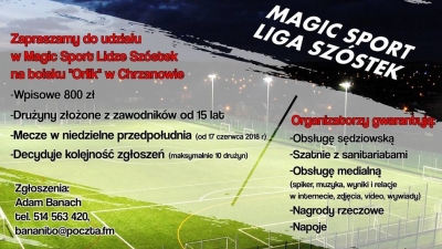 Zagraj w Magic Sport Lidze Szóstek!