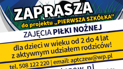Od 19.09.2017 zajęcia Pierwszej Szkółki!