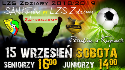 Zapowiedź 9 Kolejki: San Kłyżów - LZS Zdziary.