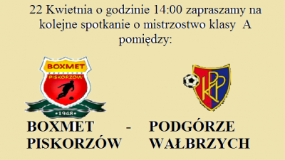 Zapraszamy na mecz!!!