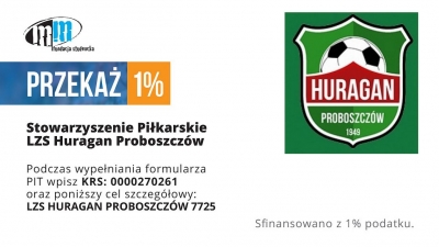 PRZEKAŻ 1% PODATKU NA HURAGAN