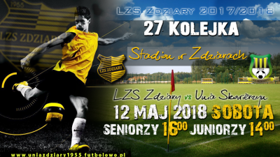 Zapowiedź 27 Kolejki: LZS Zdziary - Unia Skowierzyn.