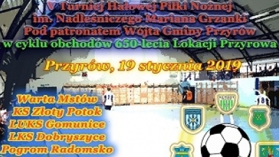 V Turniej Halowy Piłki Nożnej im. Nadleśniczego Mariana Grzanki