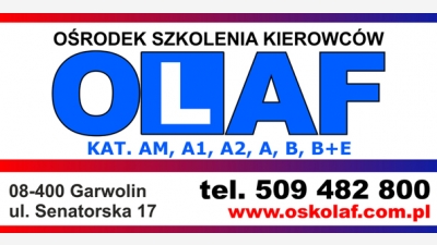 Nauka Jazdy OSK Olaf zaprasza !!!
