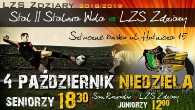 Zapowiedź 16 Kolejki: Stal II Stalowa Wola - LZS Zdziary.