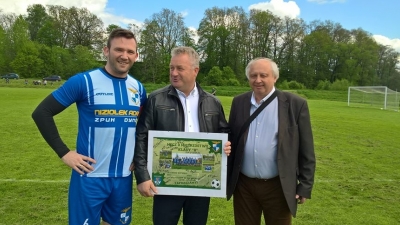 Pamiątkowy plakat dla sponsora