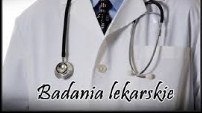 BADANIA LEKARSKIE - czerwiec 2017