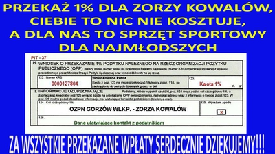 1 % podatku dla Zorzy